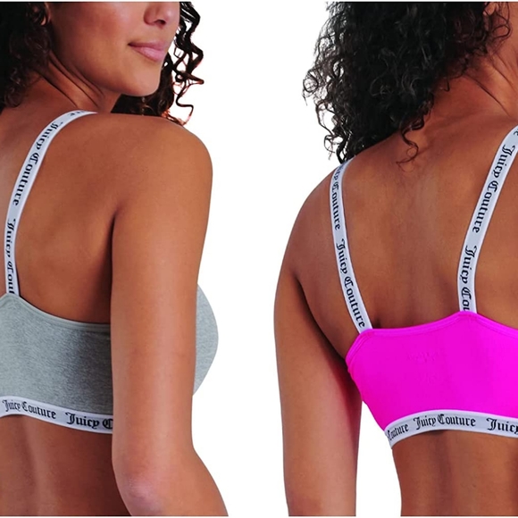 💞JUICY COUTURE BRAND NEW 2-PACK BRALETTE SIZE M - Picture 8 of 12